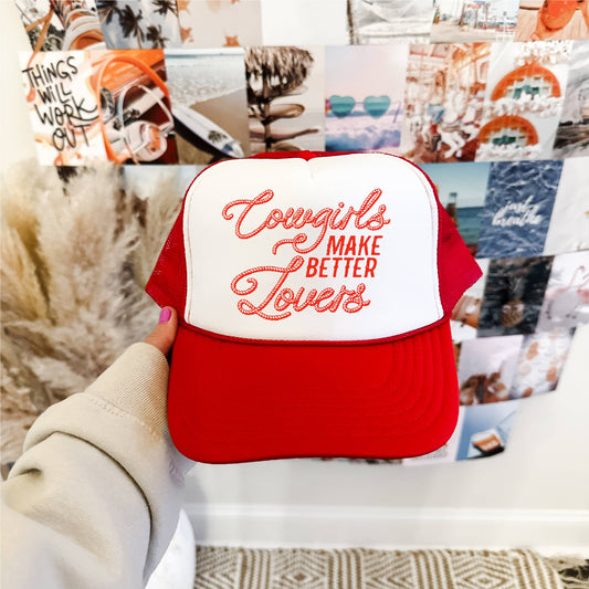 Cowgirls Make Better Lovers Trucker Hat